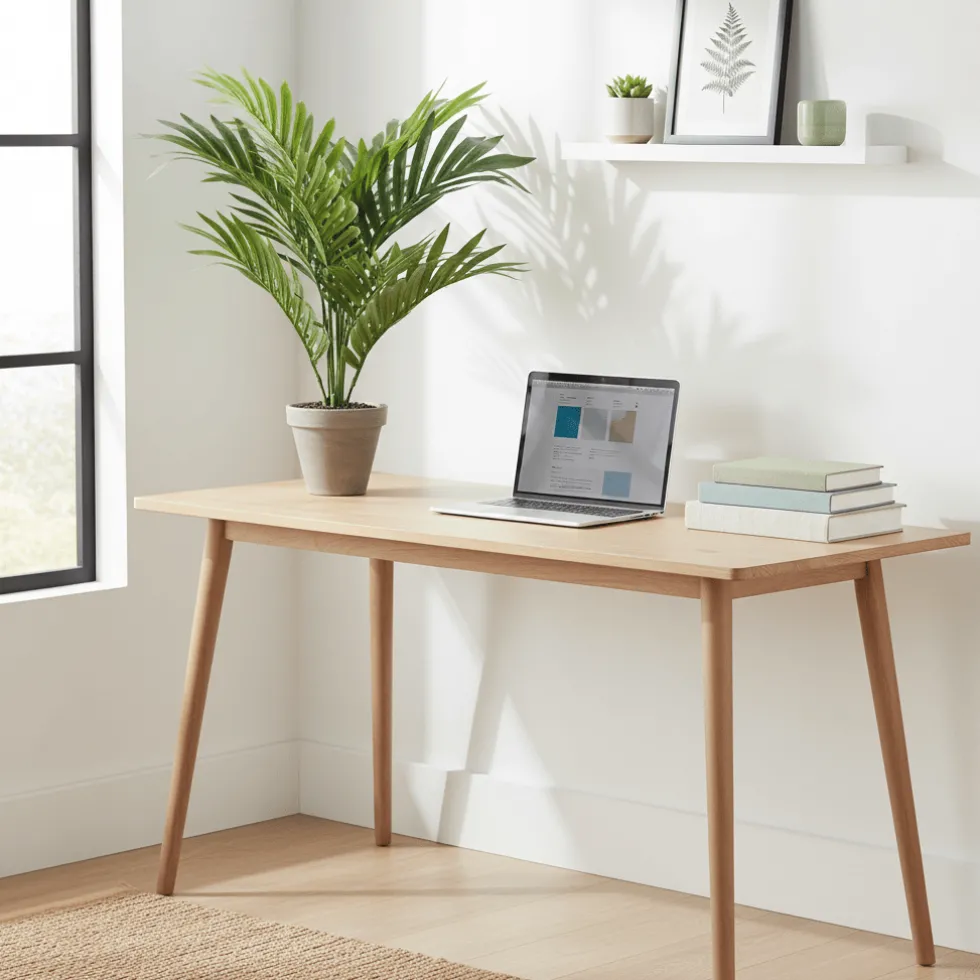 Areca palme kunstig grønn med potte 45 cm