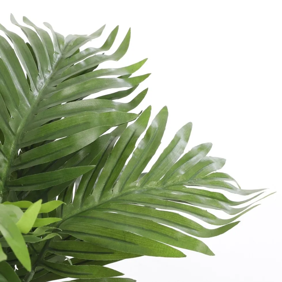 Areca palme kunstig grønn med potte 45 cm