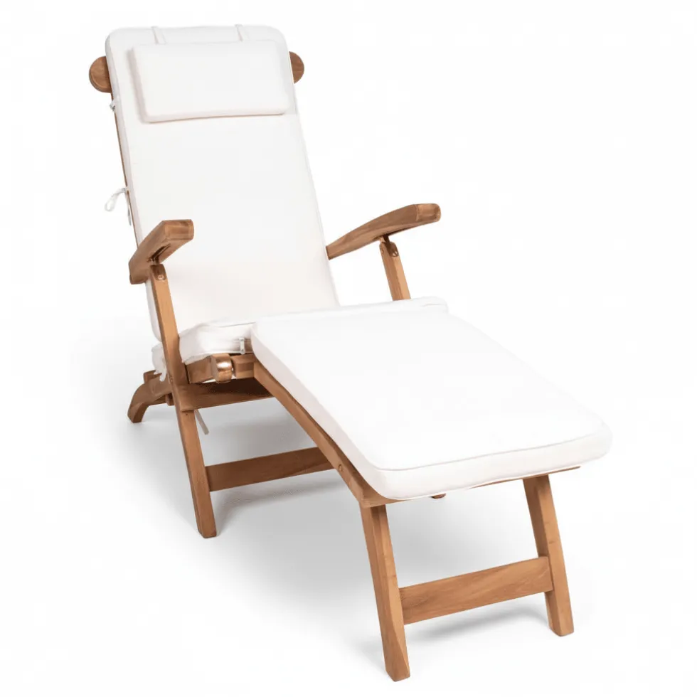Arrecife solstol natur/hvit 197 cm
