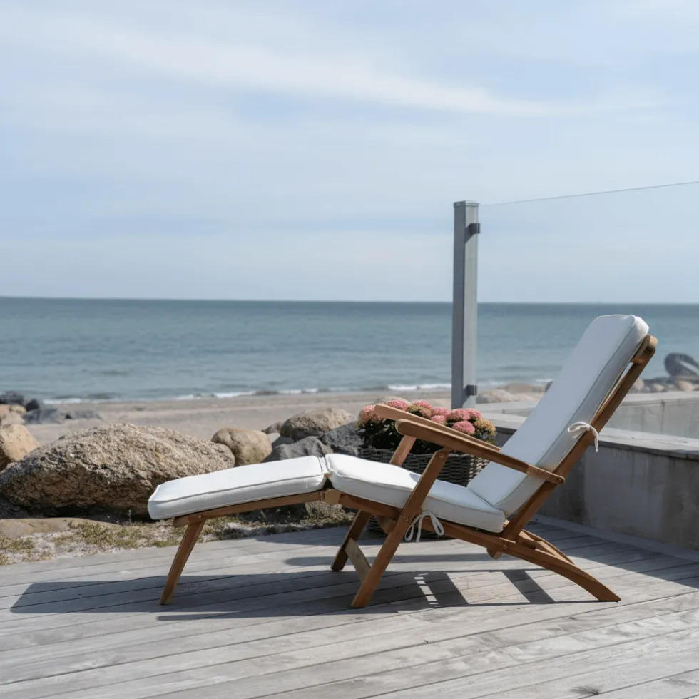 Arrecife solstol natur/hvit 197 cm