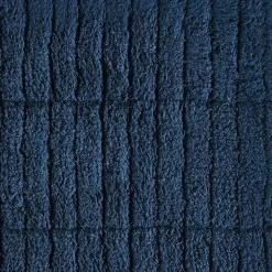 Baderomsmatte Tiles mørkeblå 80 x 50 cm