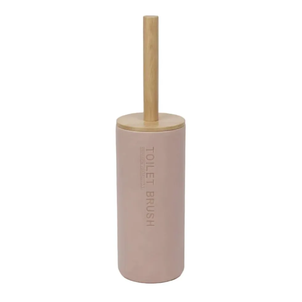 Baderomssett pastell rosa/beige