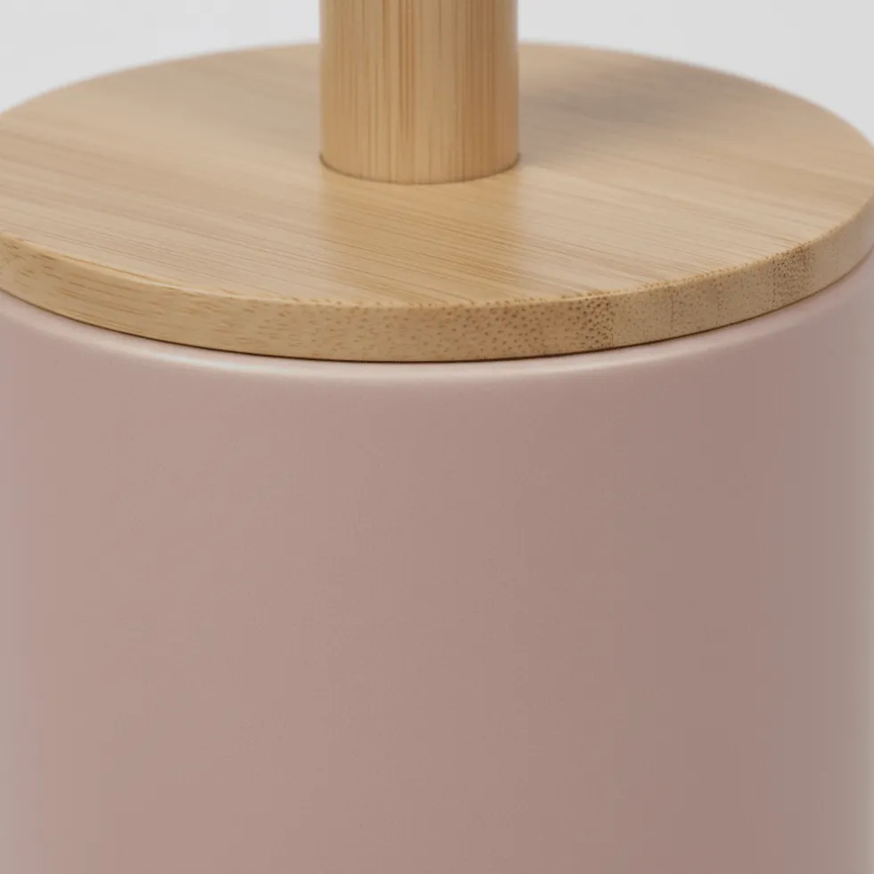 Baderomssett pastell rosa/beige