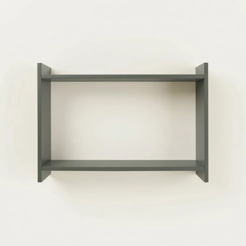 Bamberg vegghylle grønn 50 x 14,5 x 35 cm