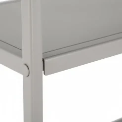 Beja hyller stål kjølig grå 48 x 17 x 55 cm