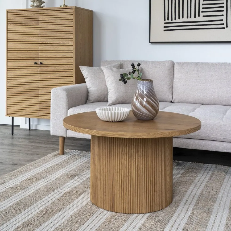 Boavista sofabord natur ø80 cm