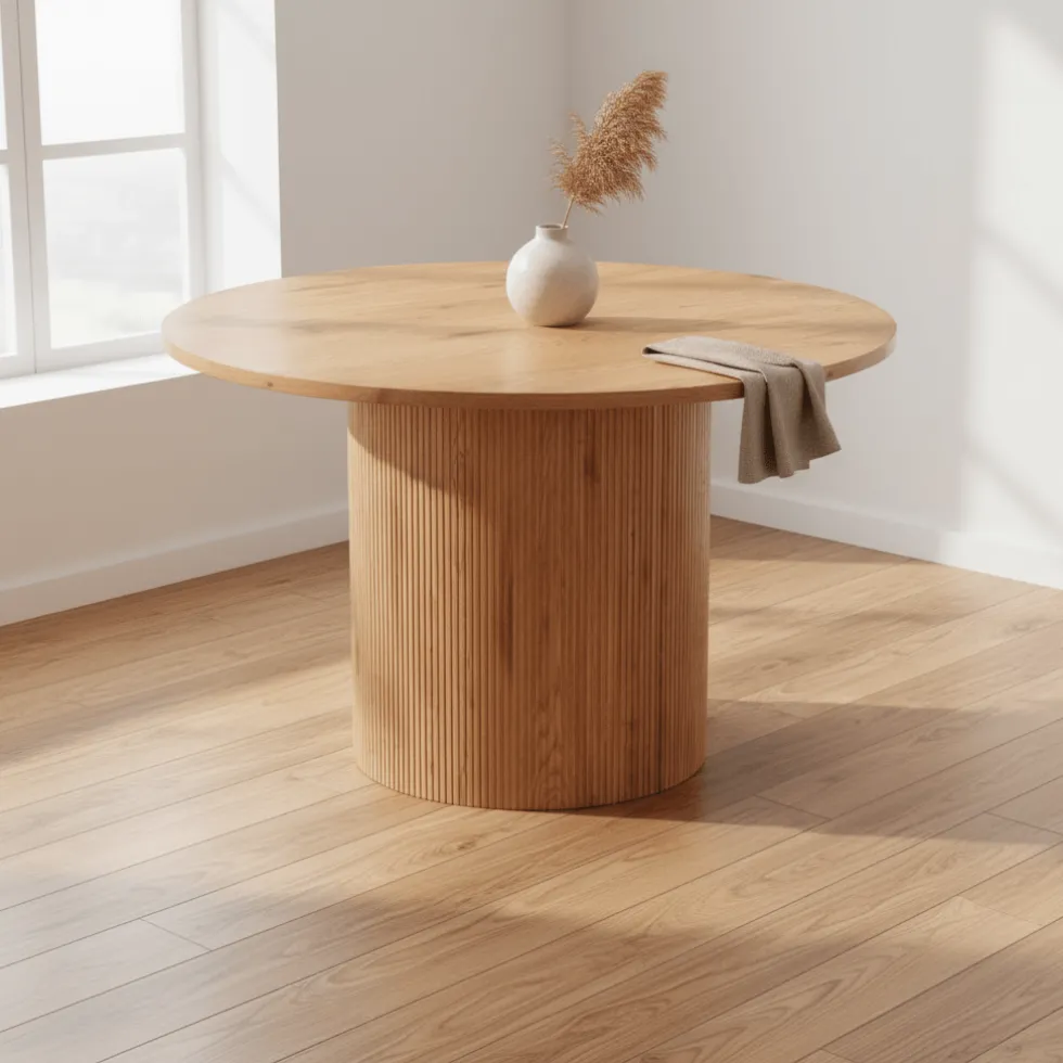 Boavista spisebord natur ø120 cm