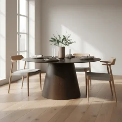 Bolton spisebord oval valnøtt 160 cm
