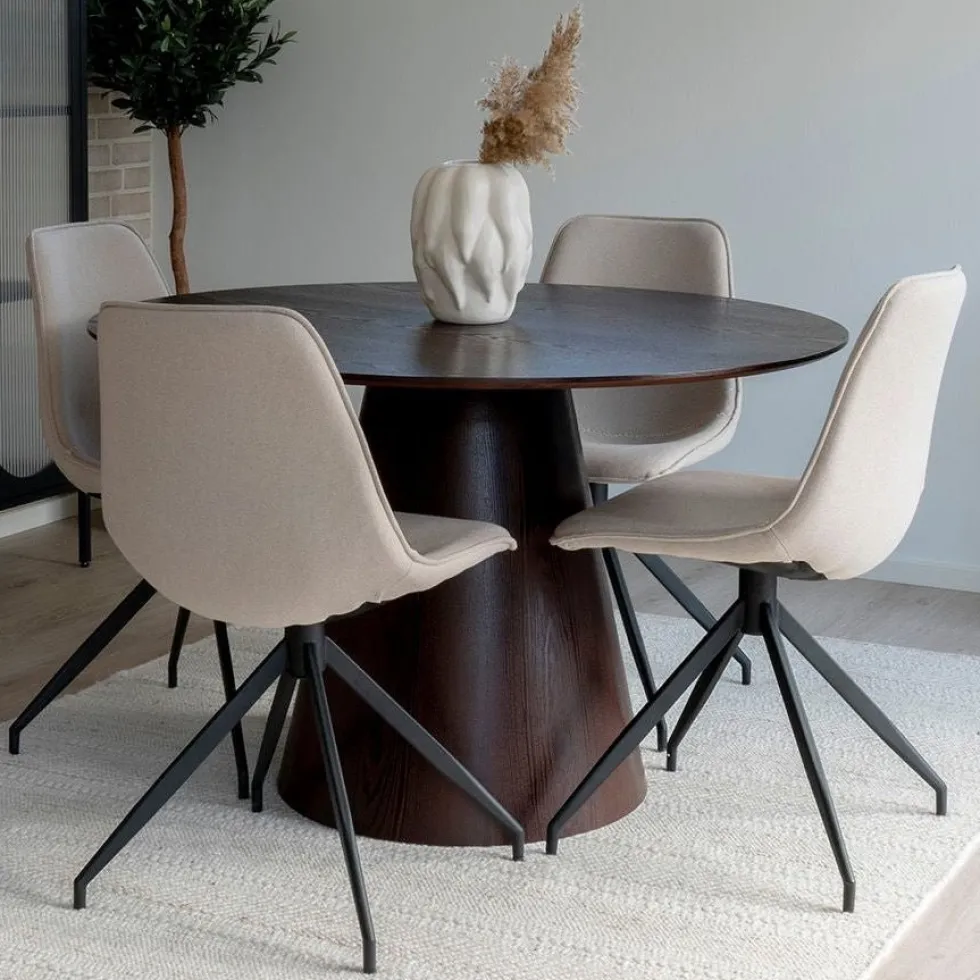 Bolton spisebord valnøtt finér 120 cm