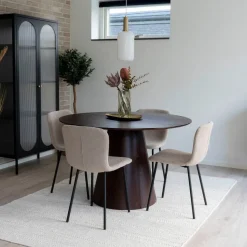 Bolton spisebord valnøtt finér 120 cm