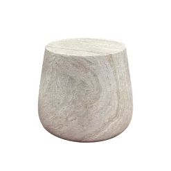 Bonn sidebord fiberclay natur ø47,5 cm