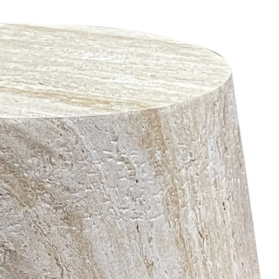 Bonn sidebord fiberclay natur ø47,5 cm