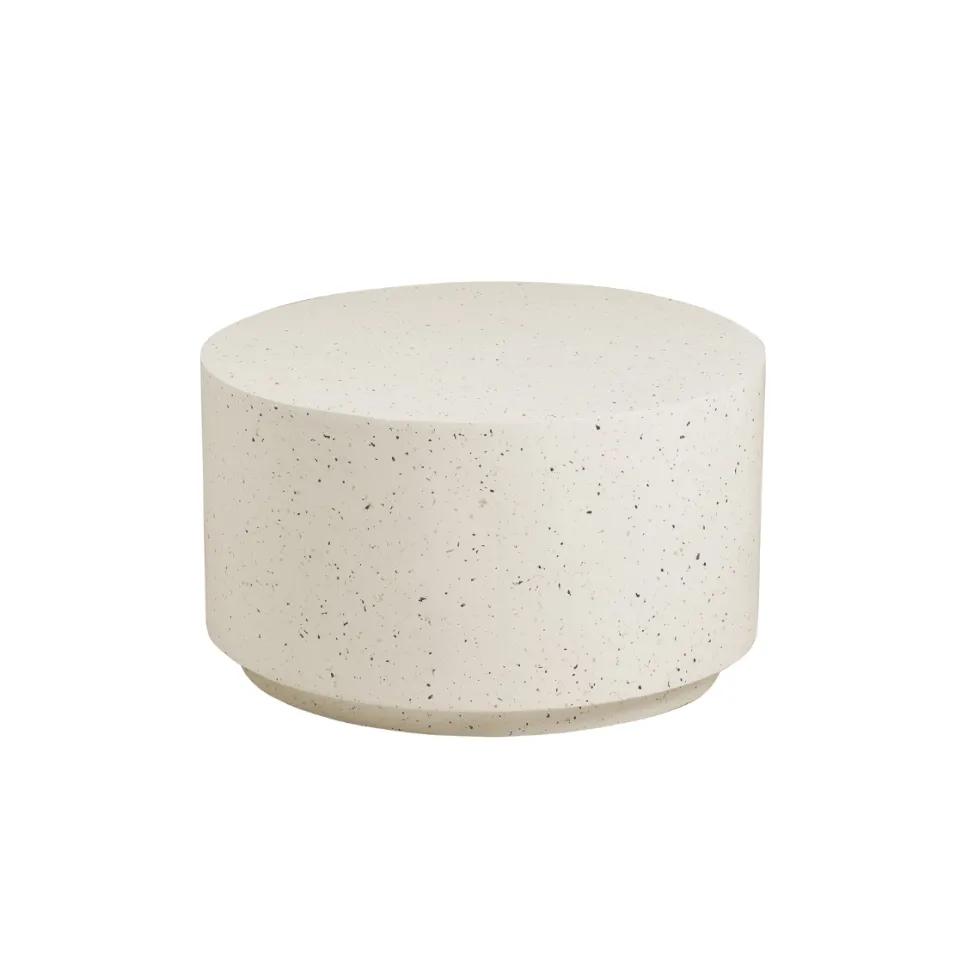 Bonn sofabord fiberclay terrazzo-look ø70 cm