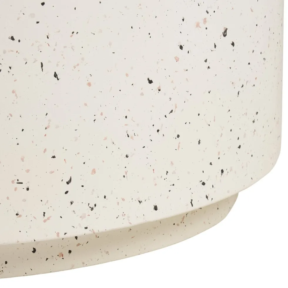 Bonn sofabord fiberclay terrazzo-look ø70 cm