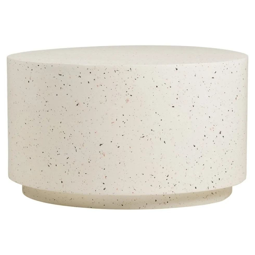 Bonn sofabord fiberclay terrazzo-look ø70 cm