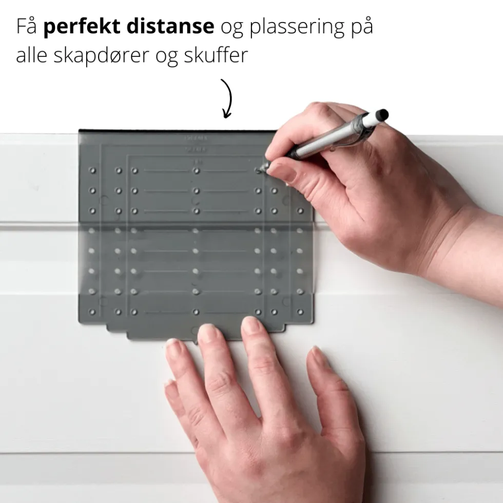Boremal for håndtak og knotter