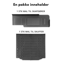 Boremal for håndtak og knotter