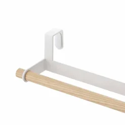 Bred håndkleholder hvit 33 x 6 cm