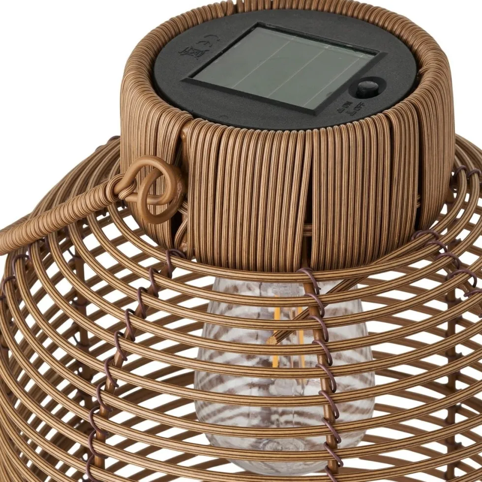 Brentford lampe, oppladbar med solcellepanel