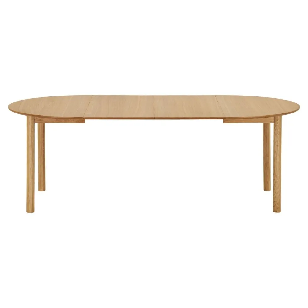 Bundaberg uttrekkbart spisebord eikefiner 120–220 cm