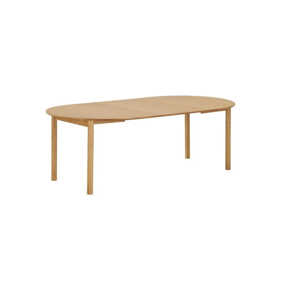 Bundaberg uttrekkbart spisebord eikefiner 120–220 cm