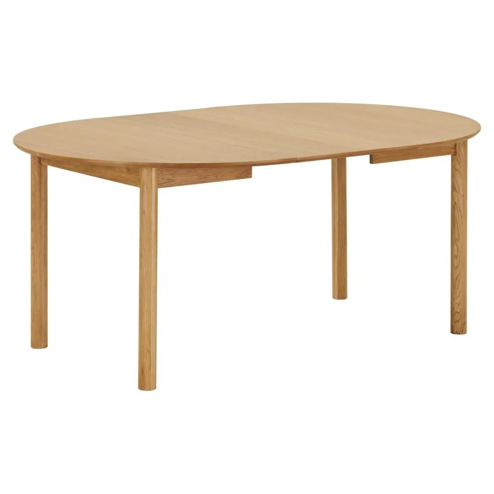 Bundaberg uttrekkbart spisebord eikefiner 120–220 cm