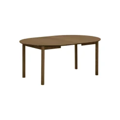 Bundaberg uttrekkbart spisebord eikefinér røkt 120-220 cm