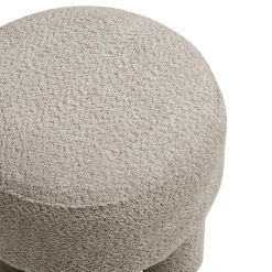 Canberra puff mørk sand ø43 cm