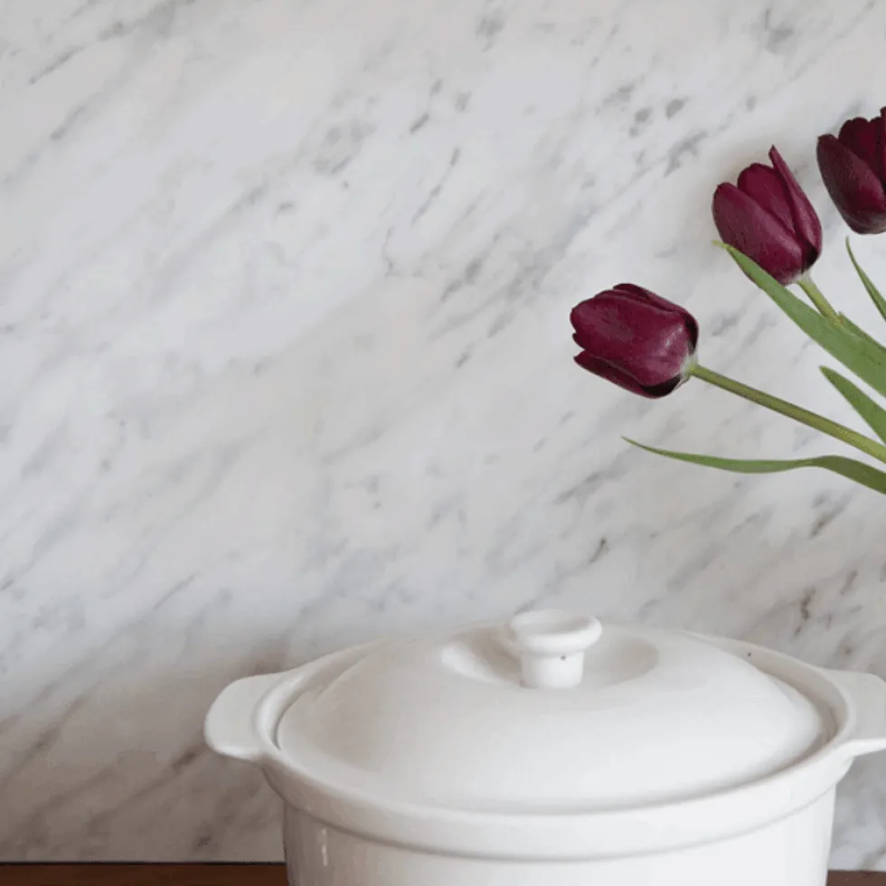 Carrara Marmor kontaktplast