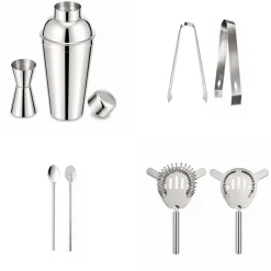 Cocktail shaker Gavesett 5 deler