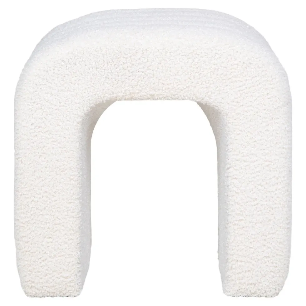 Colma puff hvit 42 x 41 x 36 cm