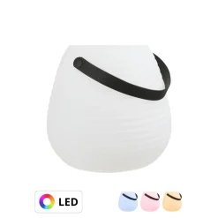 Derry LED lampe hvit 21 cm, oppladbar