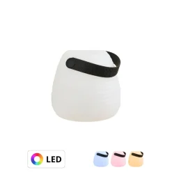 Derry LED lampe hvit 13 cm, oppladbar