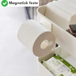 Dorullholder magnetisk hvit