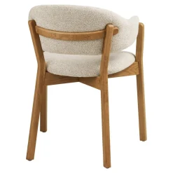 Dunkirk spisestol med armlener natur/beige