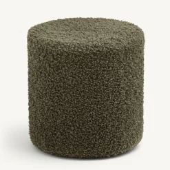 Ejby puff teddy grønn ø34 cm