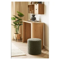 Ejby puff teddy grønn ø34 cm