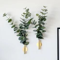 Eucalyptus & Manhattan veggvase, gull