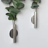Eucalyptus & Manhattan veggvase, sølv