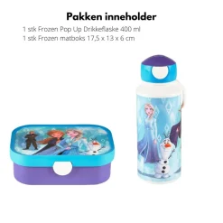 Frozen matboks og drikkeflaske sett