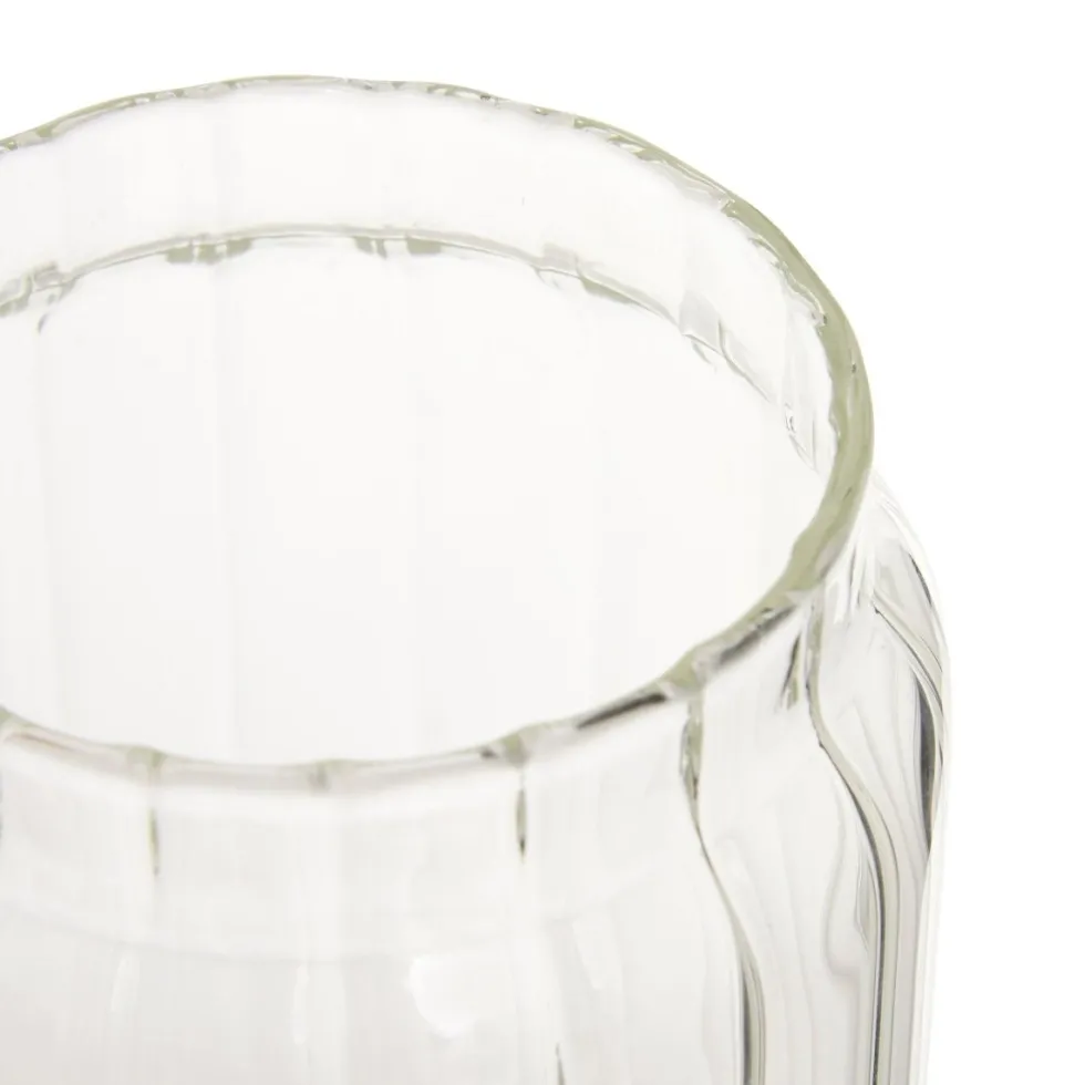 Glasskrukke med akasielokk 1 liter