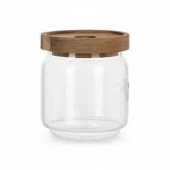 Glasskrukke med trelokk 6,4 dl
