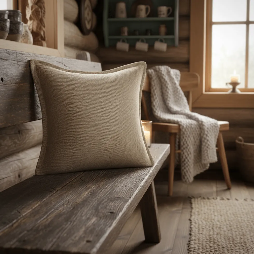 Halvor Bakke Elliot putetrekk Beige 50 x 50 cm