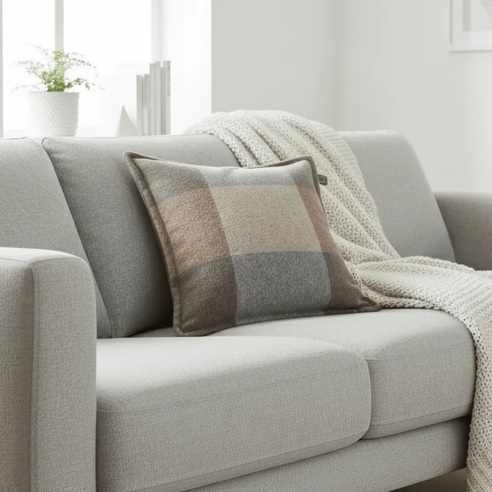Halvor Bakke Ulundi putetrekk Beige 50 x 50 cm