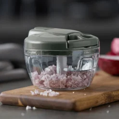 Harvest green minihakker og salatspinner sett
