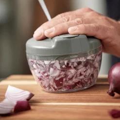 Harvest green minihakker og salatspinner sett