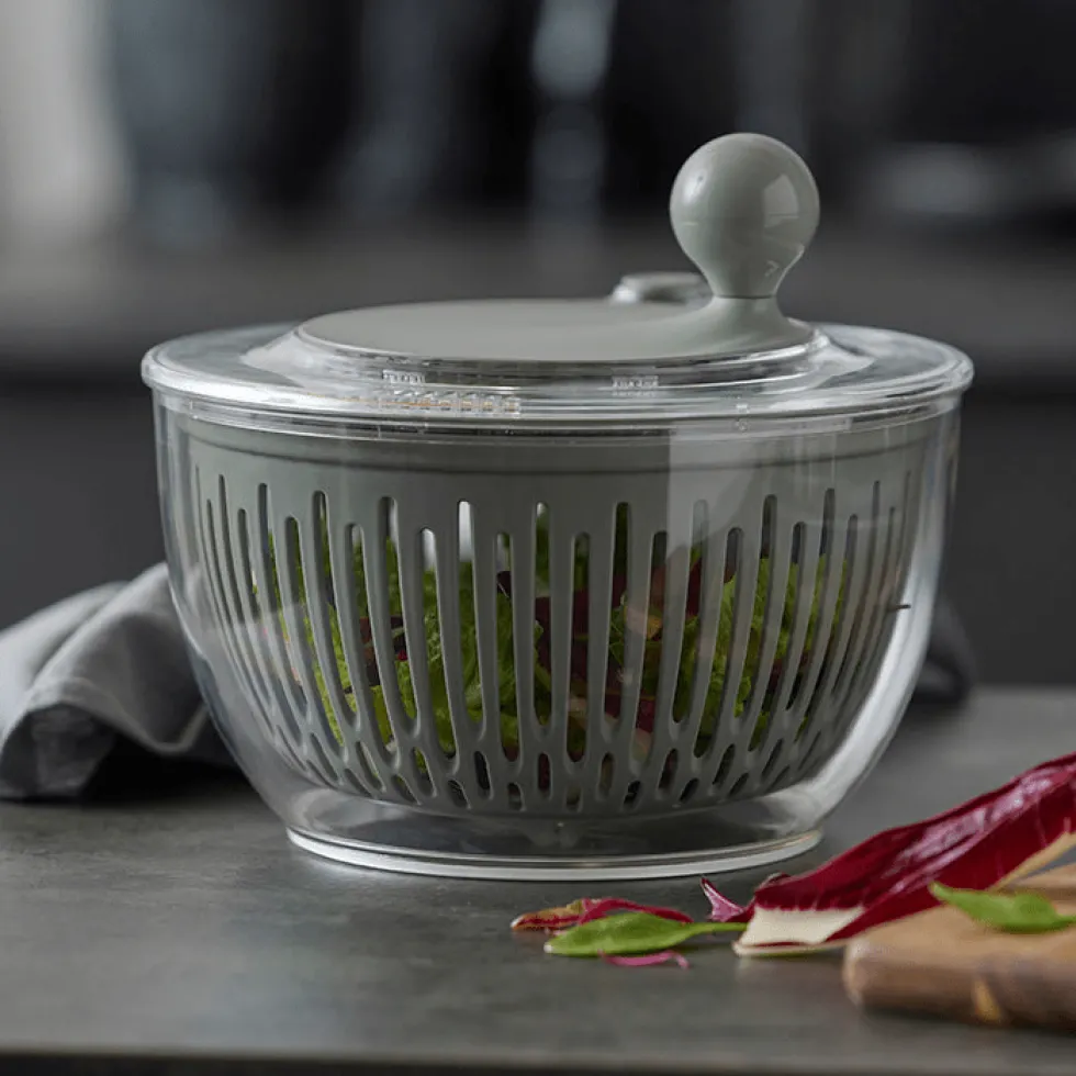 Harvest green minihakker og salatspinner sett