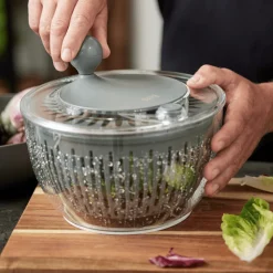 Harvest green minihakker og salatspinner sett