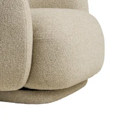 Hawkes loungestol med svingfunksjon sand