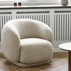 Hawkes loungestol med svingfunksjon sand